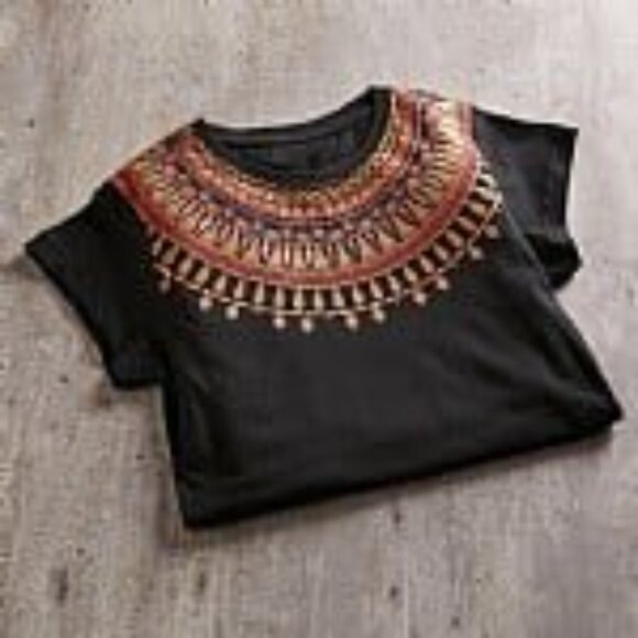 Egyptian Necklace Slim Fit T-shirt (M) British Museum London - Picture 3 of 7